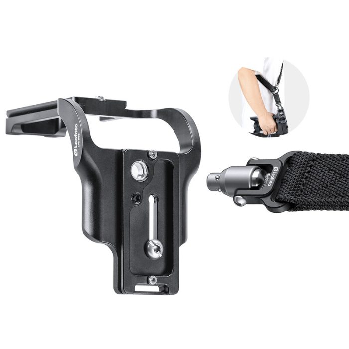Leofoto L-bracket για Canon EOS R5 / R6 με Λαβή Μπαταρίας - Image 3