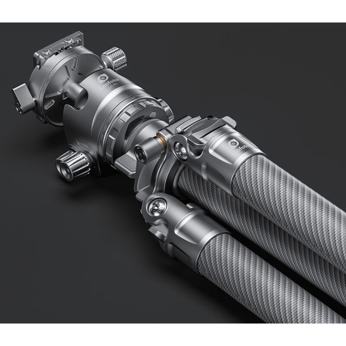 Leofoto Τρίποδο Carbon LG324C Gabriel + Σφαιρική Κεφαλή LH-40R (Ασημί) - Image 3