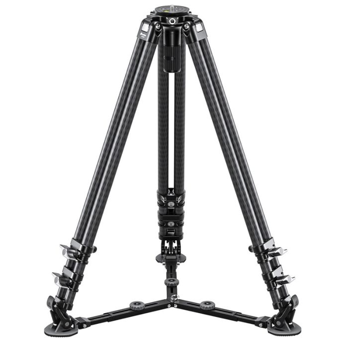 Leofoto Τρίποδο Carbon LVC253 Double Tube + Κεφαλή Βίντεο BV-15 - Image 4
