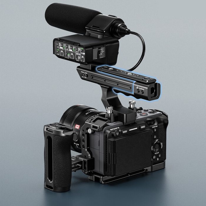 Leofoto Επέκταση Θήκης Κάμερας FX3-XLR για Βάση Μικροφώνου και Μονάδα Ελέγχου - Image 4