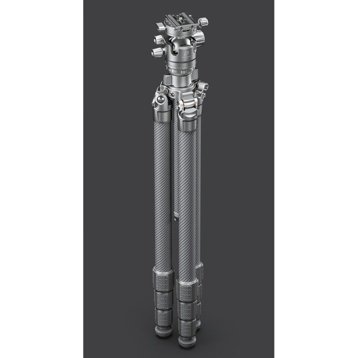 Leofoto Τρίποδο Carbon LG324C Gabriel + Σφαιρική Κεφαλή LH-40R (Ασημί) - Image 5