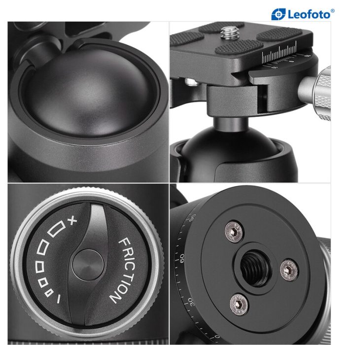 Leofoto Τρίποδο Carbon LX284CT Urban + Σφαιρική Κεφαλή XB38 - Image 9