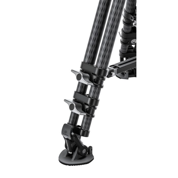 Leofoto Τρίποδο Carbon LVC253C Double Tube + Κεφαλή Βίντεο BV-20 - Image 7