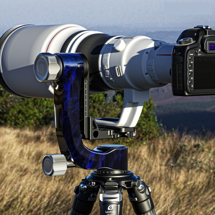 Leofoto Κεφαλή Gimbal 2-Way Panheads PG-3 Carbon Blue - Image 7