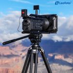 Leofoto Τρίποδο Carbon LVC193 Double Tube + Κεφαλή Βίντεο BV-10 - Image 8