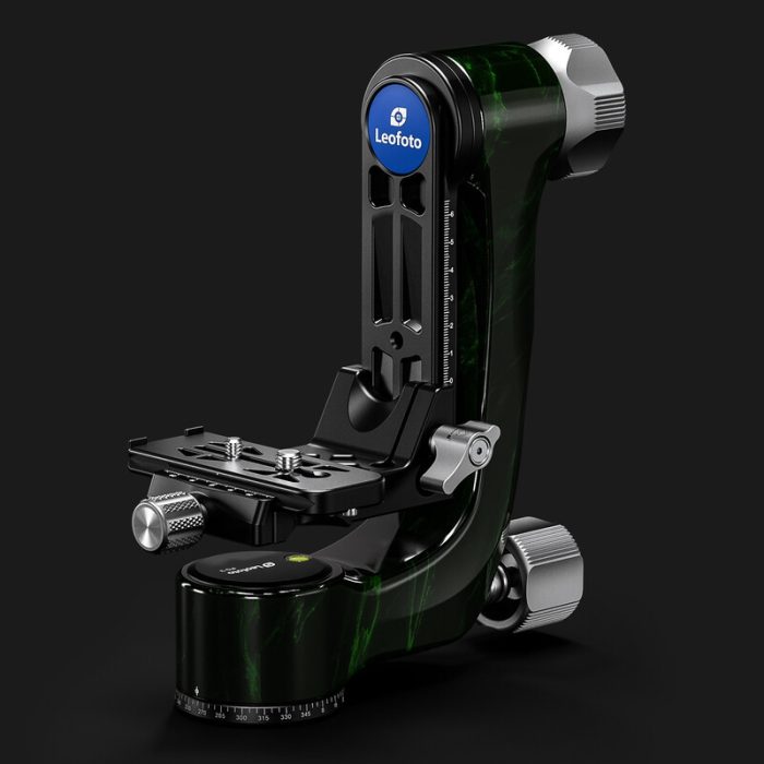 Leofoto Κεφαλή Gimbal 2-Way Panheads PG-3 Carbon Green - Image 9