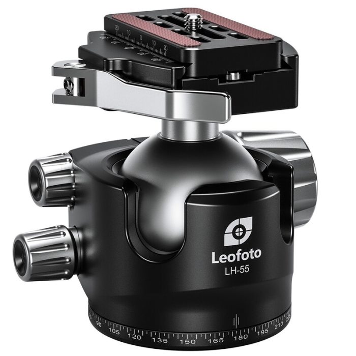 Leofoto Σφαιρική Κεφαλή LH-55LR με Σύνδεσμο Γρήγορης Απελευθέρωσης LR-70 - Image 1