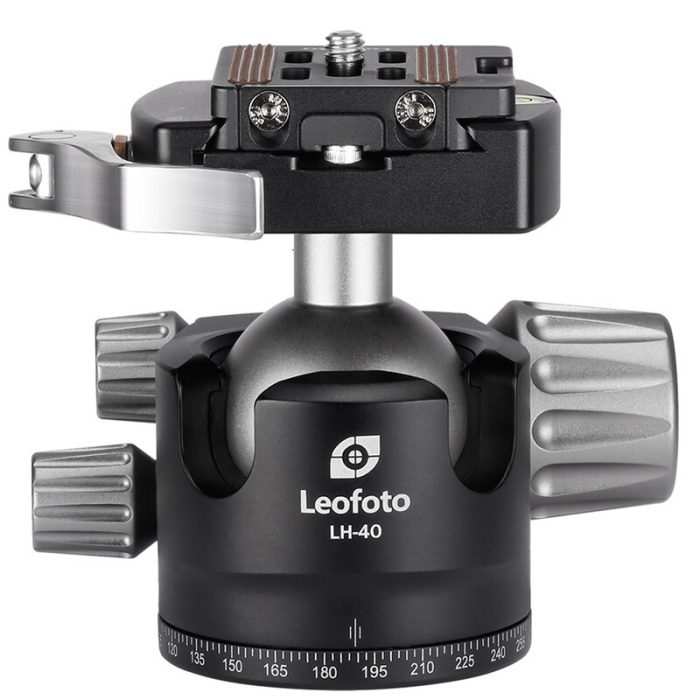Leofoto Σφαιρική Κεφαλή LH-40LR + Πλάκα Γρήγορης Απελευθέρωσης NP-50 - Image 1