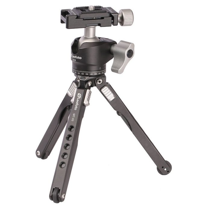 Leofoto Επιτραπέζιο Τρίποδο MT-03 + LH-25 - Image 1