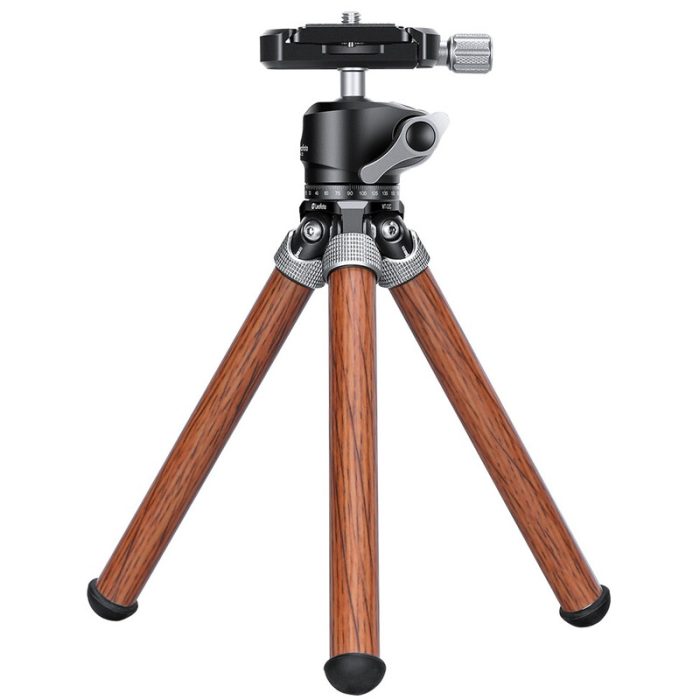 Leofoto Επιτραπέζιο Τρίποδο MT-02C + LH-22 Χρώμα Ξύλου - Image 1