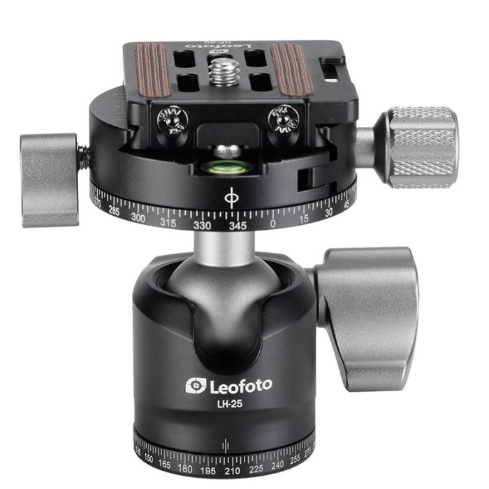 Leofoto Σφαιρική Κεφαλή LH-25R + Πλάκα Γρήγορης Απελευθέρωσης NP-50 - Image 1