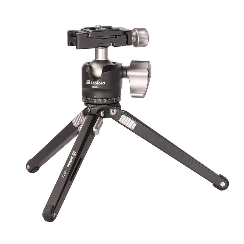 1 Leofoto Επιτραπέζιο Τρίποδο MT-02 + LH-25 - Image 1