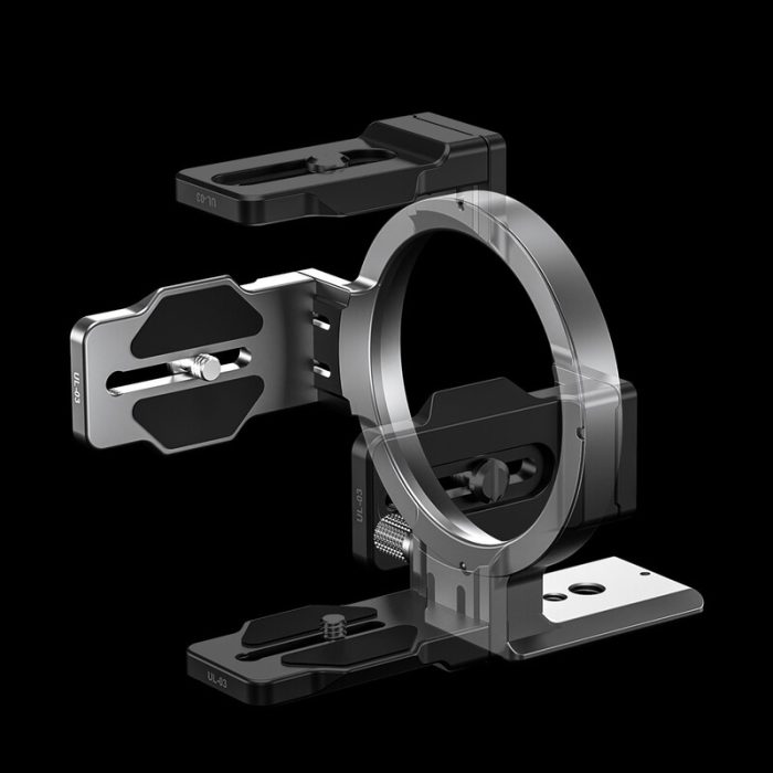 Leofoto Βάση Φακού UL-03 Μαύρη - Image 2