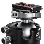Leofoto Σφαιρική Κεφαλή LH-55PCL με Πανοραμική Πλάκα και Σύνδεσμο Γρήγορης Απελευθέρωσης - Image 2