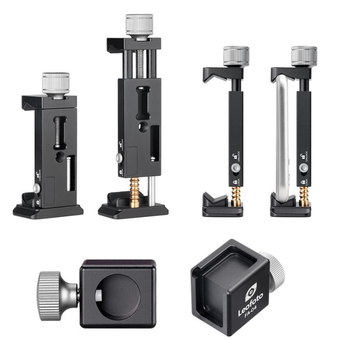 Leofoto MOJO Διπλή Λαβή + Βάση Smartphone + Βάση Υποδοχής Φλας VC-2 - Image 2