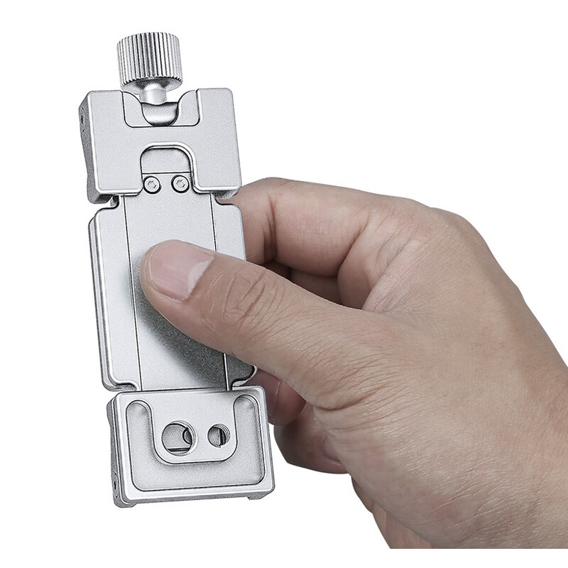 2 Leofoto Βάση Στήριξης PC-120 για Smartphone και Tablet Ασημί - Image 2