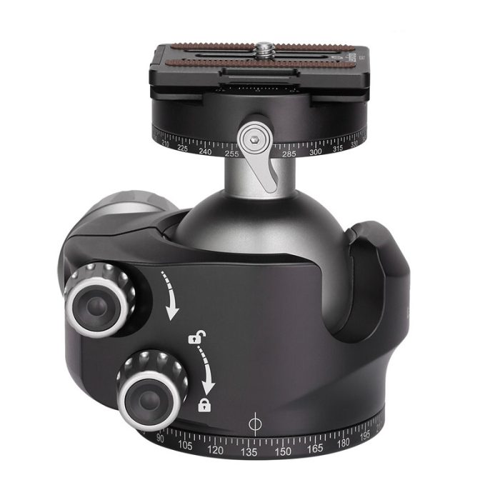 Leofoto Σφαιρική Κεφαλή LH-55R + Διπλή Πανοραμική Λειτουργία + Πλάκα Γρήγορης Απελευθέρωσης NP-60 - Image 3