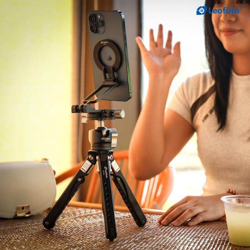 3 Leofoto Μαγνητική Βάση Στήριξης Smartphone PS-5 Μαύρη - Image 3