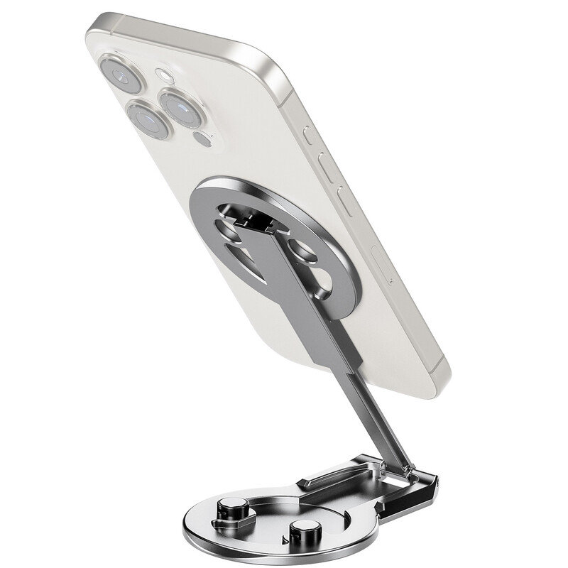 3 Leofoto Μαγνητική Βάση Στήριξης Smartphone PM-05 Ασημί - Image 3