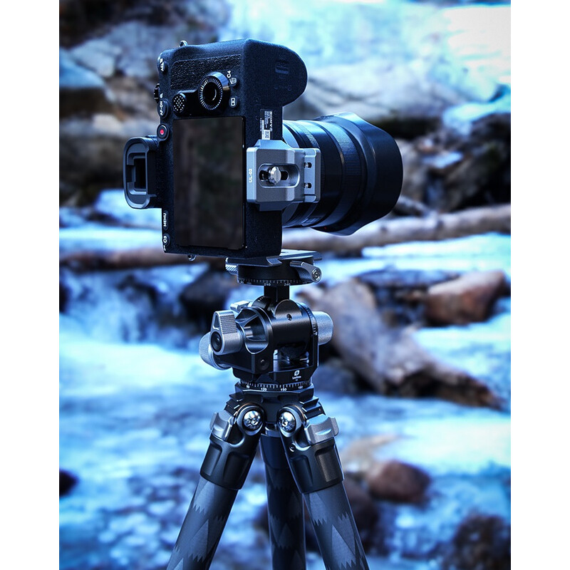 4 Leofoto Βάση Φακού UL-02 Ασημί - Image 4