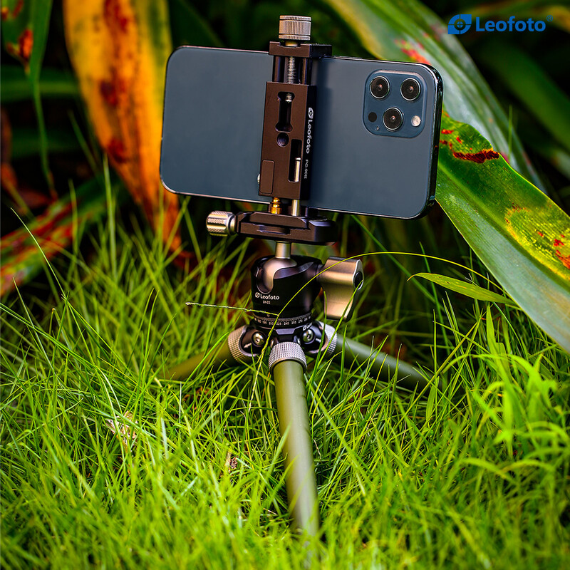 5 Leofoto Επιτραπέζιο Τρίποδο MT-02C + LH-22 Πράσινο - Image 5