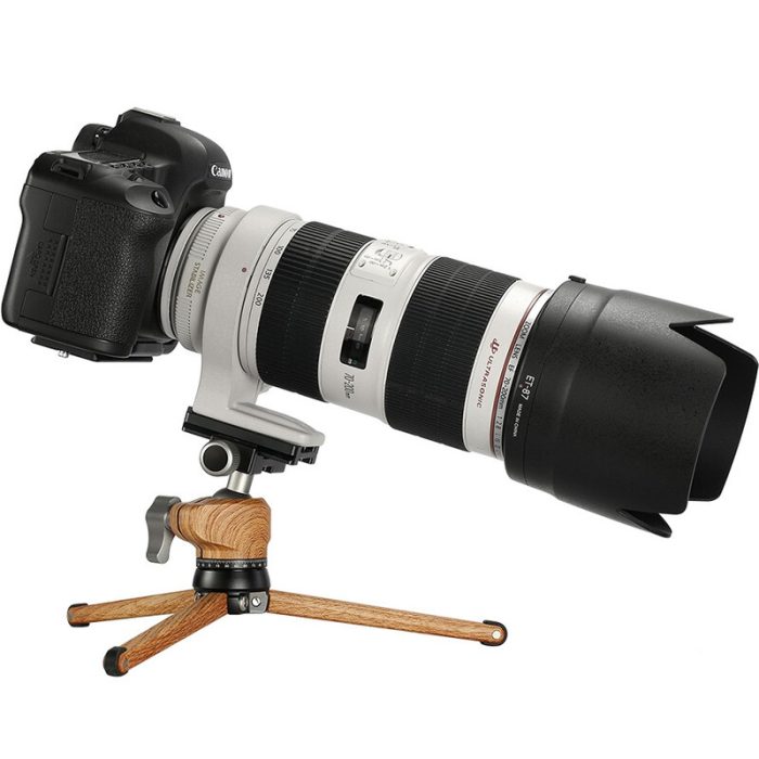 Leofoto Επιτραπέζιο Τρίποδο MT-01 + LH-25 Ξύλινο - Image 5