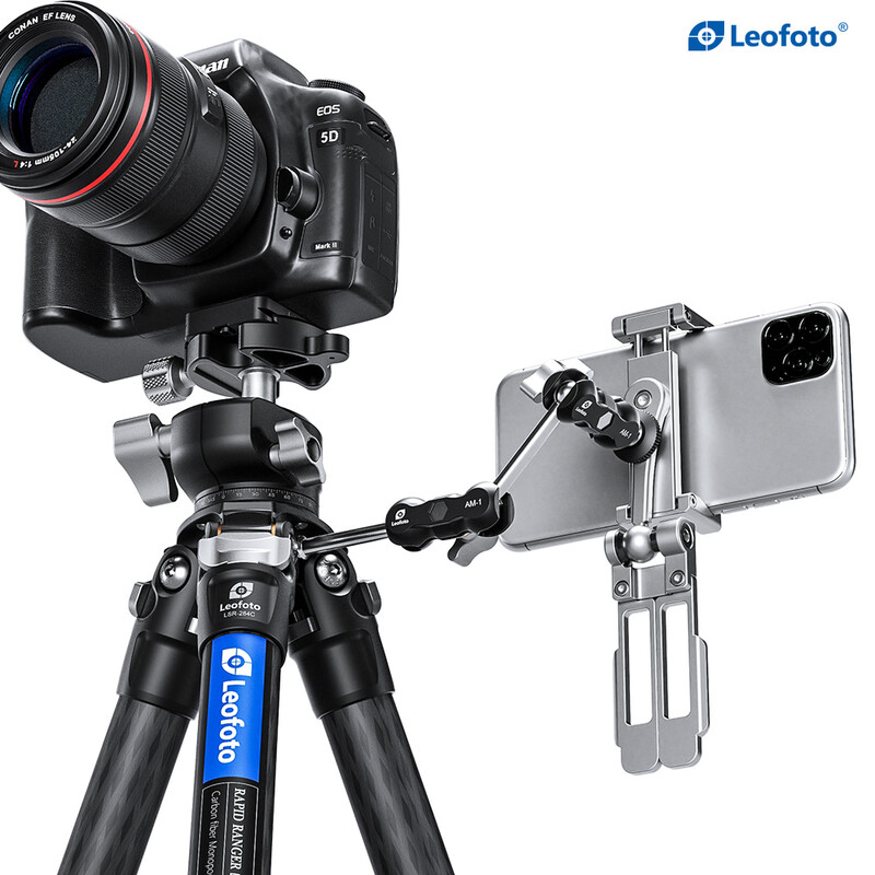 6 Leofoto Βάση Στήριξης PS-3 Ασημί - Image 6