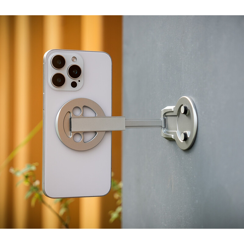 6 Leofoto Μαγνητική Βάση Στήριξης Smartphone PM-05 Ασημί - Image 6