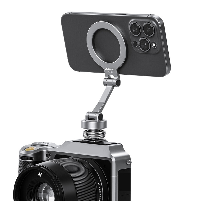 7 Leofoto Βάση Στήριξης Smartphone PM-03 Ασημί - Image 7