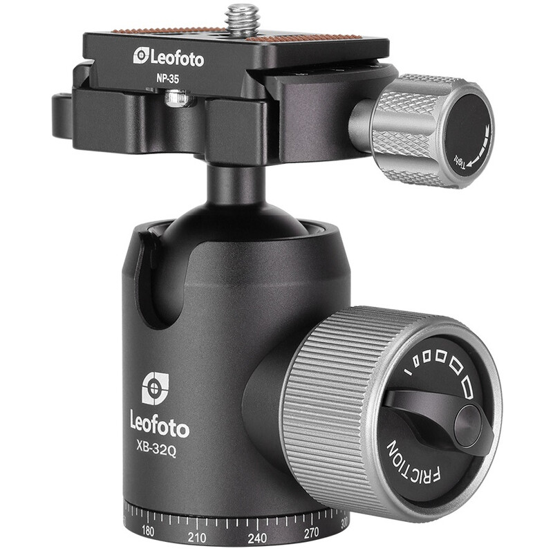 1 Leofoto Σφαιρική Κεφαλή XB-32Q και Πλάκα Γρήγορης Απελευθέρωσης NP-35 - Image 1