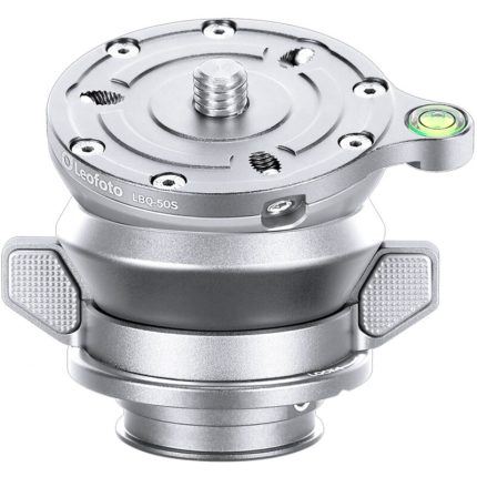 Leofoto Βάση Στάθμισης LBQ-50S (Ασημί)