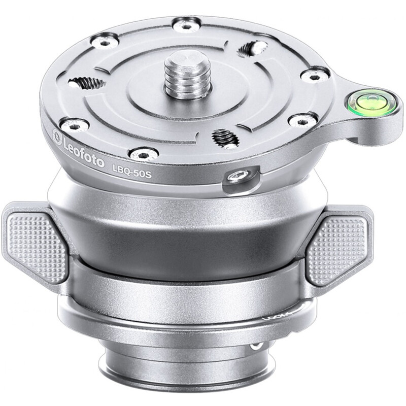 1 Leofoto Βάση Στάθμισης LBQ-50S (Ασημί) - Image 1