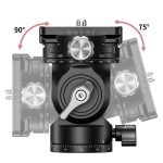 Leofoto Κεφαλή Βίντεο με Κλίση BV-0R Μαύρη - Image 5